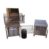 UL - Set of Mesh Metal Office Organizers and More
