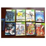 UL - Lot of 10 Xbox 360 Video Games and Blu-ray Discs