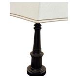 UL - 29 Inch Table Lamp with Black Base and Square Shade