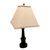 UL - 29 Inch Table Lamp with Black Base and Square Shade