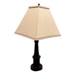 UL - 29 Inch Table Lamp with Black Base and Square Shade