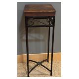 UL - Metal and Wood Plant Stand