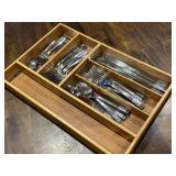 K - Mainstays Pierremont Collection Flatware Set with Service for 11 Plus Sealed 20-Piece Set