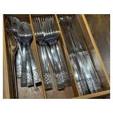 K - Mainstays Pierremont Collection Flatware Set with Service for 11 Plus Sealed 20-Piece Set