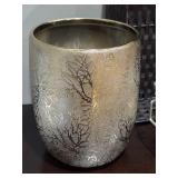 LR - Home Decor Lot with Framed Sea Life Art, Metal Vase, Baskets, and Shell Accents