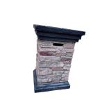 Stone-Look Propane Gas Fire Column Stone-Look Propane Gas Fire Column