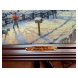 Thomas Kinkade “A Holiday Gathering” Lighted Canvas – Limited Edition Thomas Kinkade “A Holiday Gathering” Lighted Canvas – Limited Edition