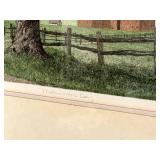 “Midsummer’s Day” 1982 Signed & Numbered Print by Paul Tait – Framed Rural Landscape “Midsummer’s Day” 1982 Signed & Numbered Print by Paul Tait – Framed Rural Landscape