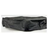 Antique Model A Car Trunk with Leather Handle and Lined Interior Antique Model A Car Trunk with Leather Handle and Lined Interior