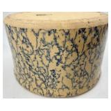 RRP Co. Roseville Stoneware Crock with Blue Spongeware Pattern RRP Co. Roseville Stoneware Crock with Blue Spongeware Pattern