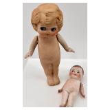 Pair of Antique Bisque Jointed Dolls including Kewpie Pair of Antique Bisque Jointed Dolls including Kewpie
