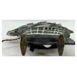 Vintage Cast Metal Ship Console Table Lamp Nautical Decor Vintage Cast Metal Ship Console Table Lamp Nautical Decor