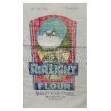 Pair of Vintage Flour Sack Cloth Bags EACO and Air Light 49 lb Advertising Pair of Vintage Flour Sack Cloth Bags EACO and Air Light 49 lb Advertising
