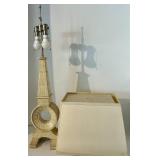 Geometric Table Lamp with Square Shade and Dual Sockets Geometric Table Lamp with Square Shade and Dual Sockets