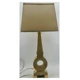 Geometric Table Lamp with Square Shade and Dual Sockets Geometric Table Lamp with Square Shade and Dual Sockets