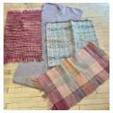 Set of 4 Woven Area Rugs Assorted Colors and Patterns Set of 4 Woven Area Rugs Assorted Colors and Patterns