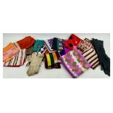 Vintage Scarf and Glove Collection Including Ponte Lira and Simetex Italy Vintage Scarf and Glove Collection Including Ponte Lira and Simetex Italy