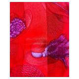 Red Hat Society Ladies Scarf Lot with Beaded Purse Accessory Red Hat Society Ladies Scarf Lot with Beaded Purse Accessory
