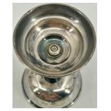 Collection of Vintage Silverplate Communion Pieces Including Chalice, Cruet, and Patens Collection of Vintage Silverplate Communion Pieces Including Chalice, Cruet, and Patens