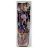Hand-Painted Seltmann Weiden Western Germany Square Porcelain Vase Hand-Painted Seltmann Weiden Western Germany Square Porcelain Vase