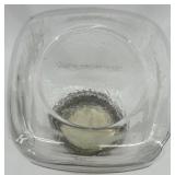 Vintage Clear Glass Storage Jar with Metal Lid Vintage Clear Glass Storage Jar with Metal Lid