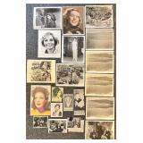 Loretta Young Vintage Movie Photos and Ephemera Collection with negative Loretta Young Vintage Movie Photos and Ephemera Collection with negative