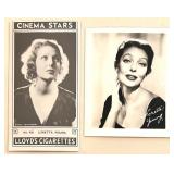 Loretta Young Vintage Movie Photos and Ephemera Collection with negative Loretta Young Vintage Movie Photos and Ephemera Collection with negative