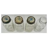Collection of Vintage Ball and Atlas Glass Mason Jars with Lids Collection of Vintage Ball and Atlas Glass Mason Jars with Lids