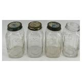 Collection of Vintage Ball and Atlas Glass Mason Jars with Lids Collection of Vintage Ball and Atlas Glass Mason Jars with Lids