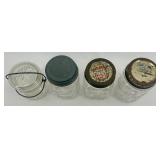 Collection of Vintage Ball and Atlas Glass Mason Jars with Lids Collection of Vintage Ball and Atlas Glass Mason Jars with Lids