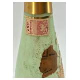 Vintage Bischoff Czechoslovakian Hand-Painted Glass Bottle with Gold Trim and Floral Design Vintage Bischoff Czechoslovakian Hand-Painted Glass Bottle with Gold Trim and Floral Design