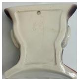 Pair of Royal Copley Wall Pocket Head Vases Pair of Royal Copley Wall Pocket Head Vases
