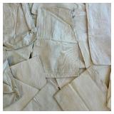 Lot of 16 Canvas Bank Cash Bags in Assorted Sizes Lot of 16 Canvas Bank Cash Bags in Assorted Sizes