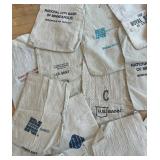 Collection of Vintage Canvas Bank Coin Bags Assorted Brands Collection of Vintage Canvas Bank Coin Bags Assorted Brands