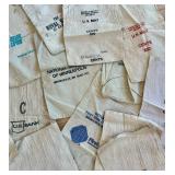 Collection of Vintage Canvas Bank Coin Bags Assorted Brands Collection of Vintage Canvas Bank Coin Bags Assorted Brands