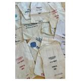 Collection of Vintage Canvas Bank Coin Bags Assorted Brands Collection of Vintage Canvas Bank Coin Bags Assorted Brands