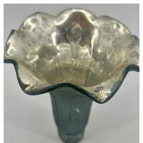 Set of 4 Vintage Mercury Glass Lamp Shades with Decorative Base Set of 4 Vintage Mercury Glass Lamp Shades with Decorative Base