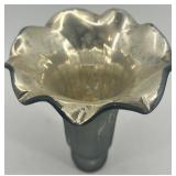 Set of 4 Vintage Mercury Glass Lamp Shades with Decorative Base Set of 4 Vintage Mercury Glass Lamp Shades with Decorative Base
