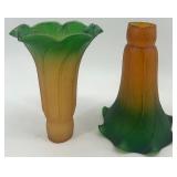 Set of 5 Vintage Mercury Glass Epergne Trumpet Vases Set of 5 Vintage Mercury Glass Epergne Trumpet Vases