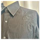 Set of 2 Roar Long Sleeve Button Up Shirts with Embroidery XL Set of 2 Roar Long Sleeve Button Up Shirts with Embroidery XL