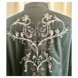 Set of 2 J. Campbell Los Angeles Black Embroidered Button-Up Shirts XL Set of 2 J. Campbell Los Angeles Black Embroidered Button-Up Shirts XL
