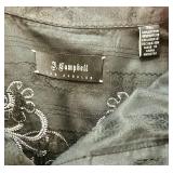 Set of 2 J. Campbell Los Angeles Black Embroidered Button-Up Shirts XL Set of 2 J. Campbell Los Angeles Black Embroidered Button-Up Shirts XL