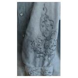 Set of 2 J. Campbell Los Angeles Black Embroidered Button-Up Shirts XL Set of 2 J. Campbell Los Angeles Black Embroidered Button-Up Shirts XL