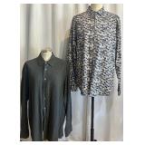 Boss and Bugatchi XL Dress Shirts - Patterned and Solid Black Boss and Bugatchi XL Dress Shirts - Patterned and Solid Black