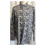 Boss and Bugatchi XL Dress Shirts - Patterned and Solid Black Boss and Bugatchi XL Dress Shirts - Patterned and Solid Black