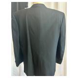 Giorgio Fellini Black Wool Tuxedo Suit with Vest and Pants Giorgio Fellini Black Wool Tuxedo Suit with Vest and Pants