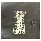 Giorgio Fellini Black Wool Tuxedo Suit with Vest and Pants Giorgio Fellini Black Wool Tuxedo Suit with Vest and Pants