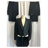 After Six Black Tuxedo with Tails, Vest, and 2 Pairs of Pants After Six Black Tuxedo with Tails, Vest, and 2 Pairs of Pants