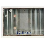 Vintage Gillette Metal Store Counter Display Case Vintage Gillette Metal Store Counter Display Case