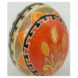Set of 6 Handcrafted Ukrainian Pysanka Eggs with Traditional Designs Set of 6 Handcrafted Ukrainian Pysanka Eggs with Traditional Designs